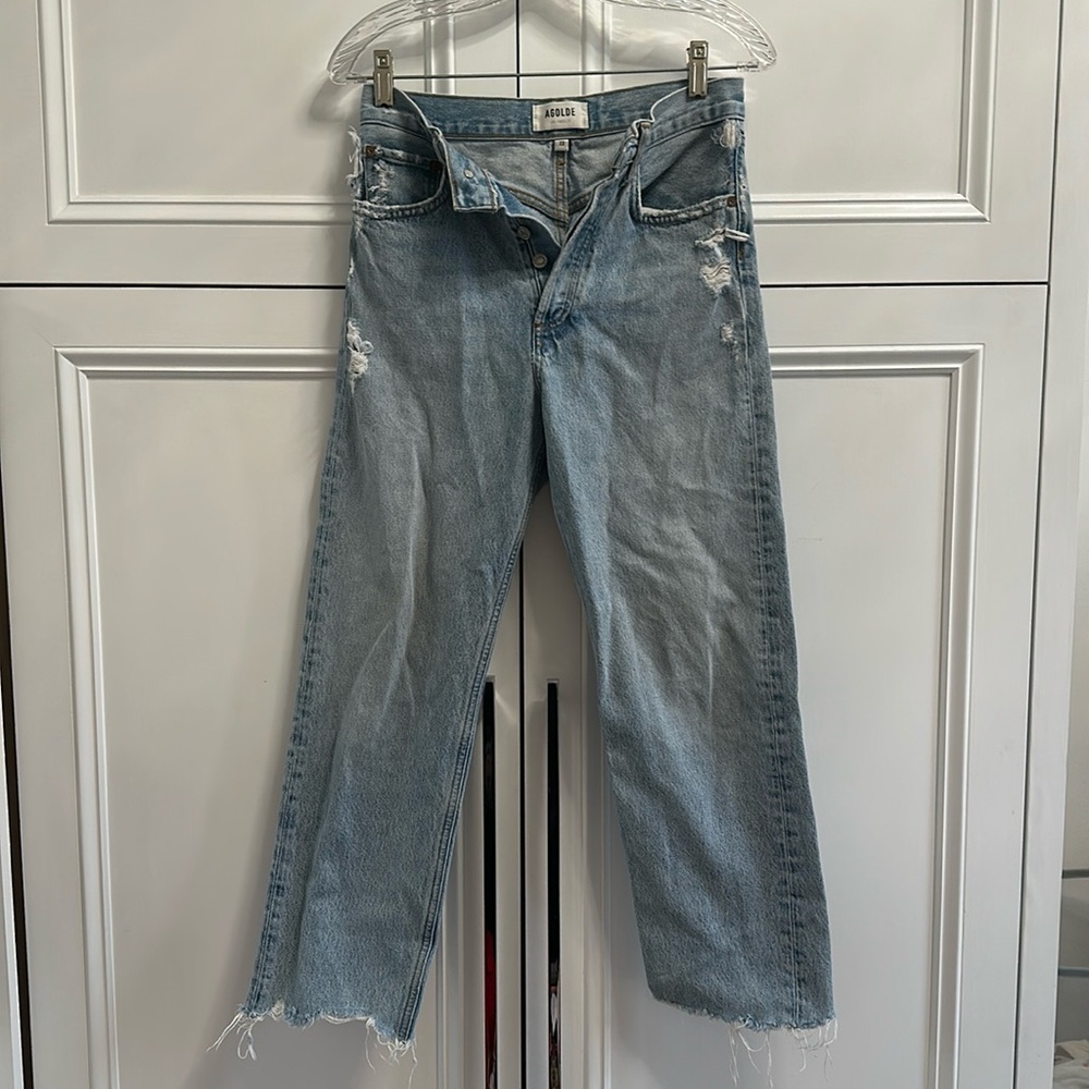 AGOLDE 90s crop jeans